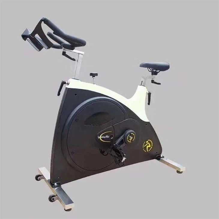 white gym bike